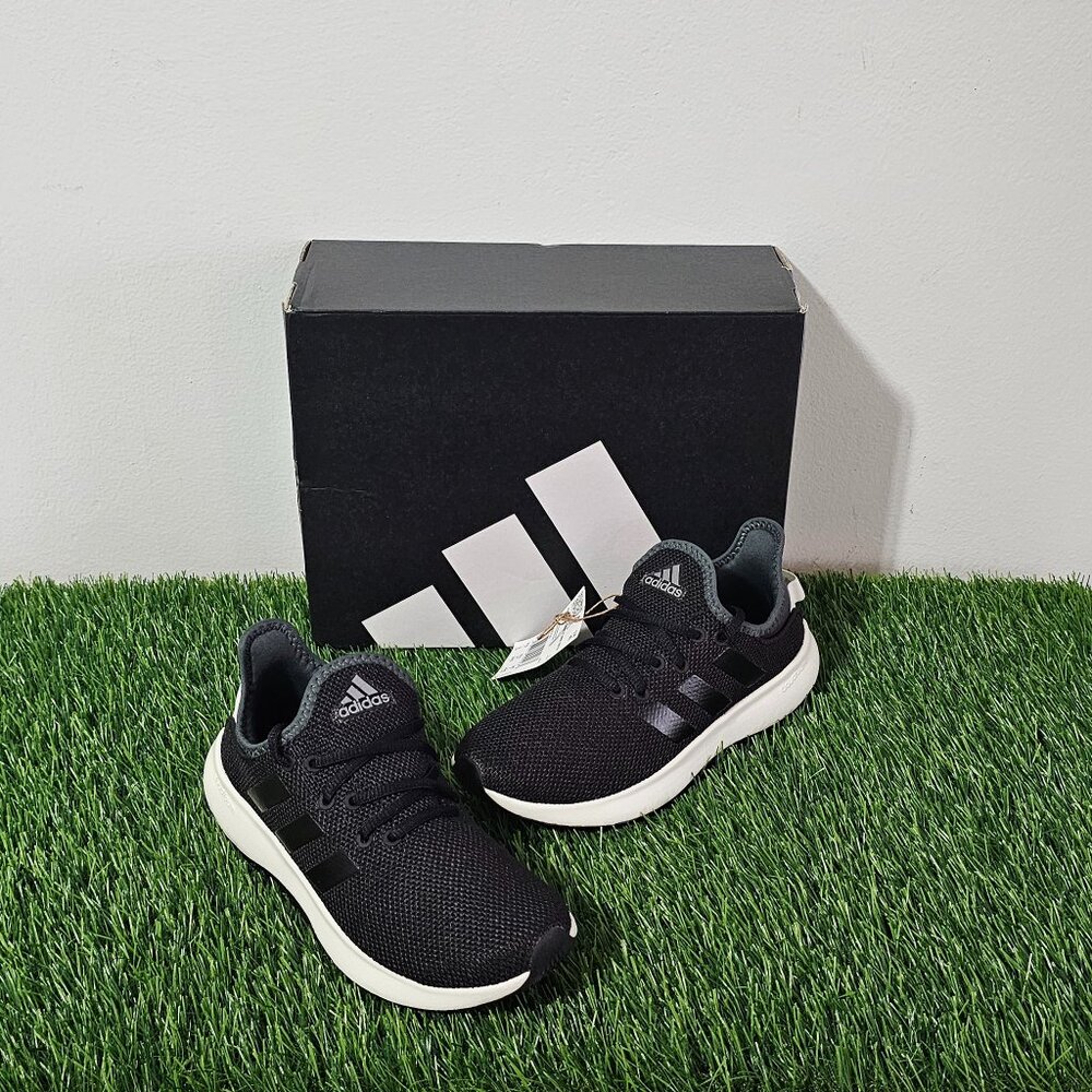 adidas Cloudfoam Pure W's • Sportswear Shoes Size 5 - Black / Grey/White -JI4876